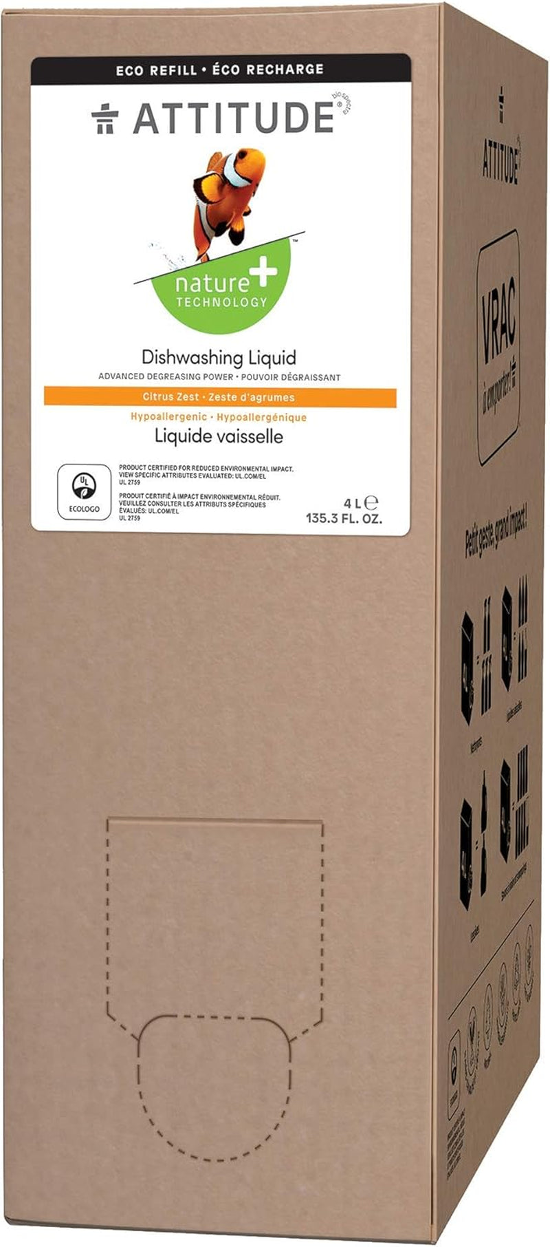 Liquid Hand Soap (Lemon Leaves) + Dishwashing Liquid (Citrus Zest) | EWG Verified, Plant-Based Bundle