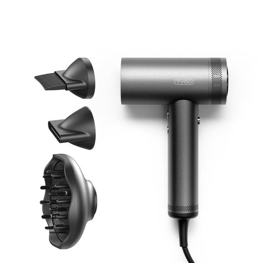 TYMO AIRHYPE – Professional High Velocity Hair Dryer Blower Set with Airwrap-Style Diffuser (for curly hair)
